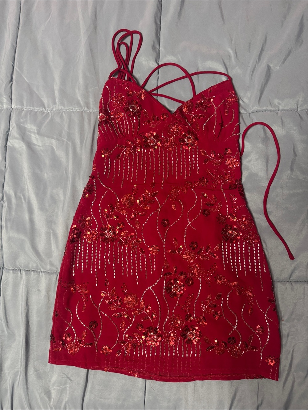 Peppermayo Vietta Sequin Cami Mini Dress